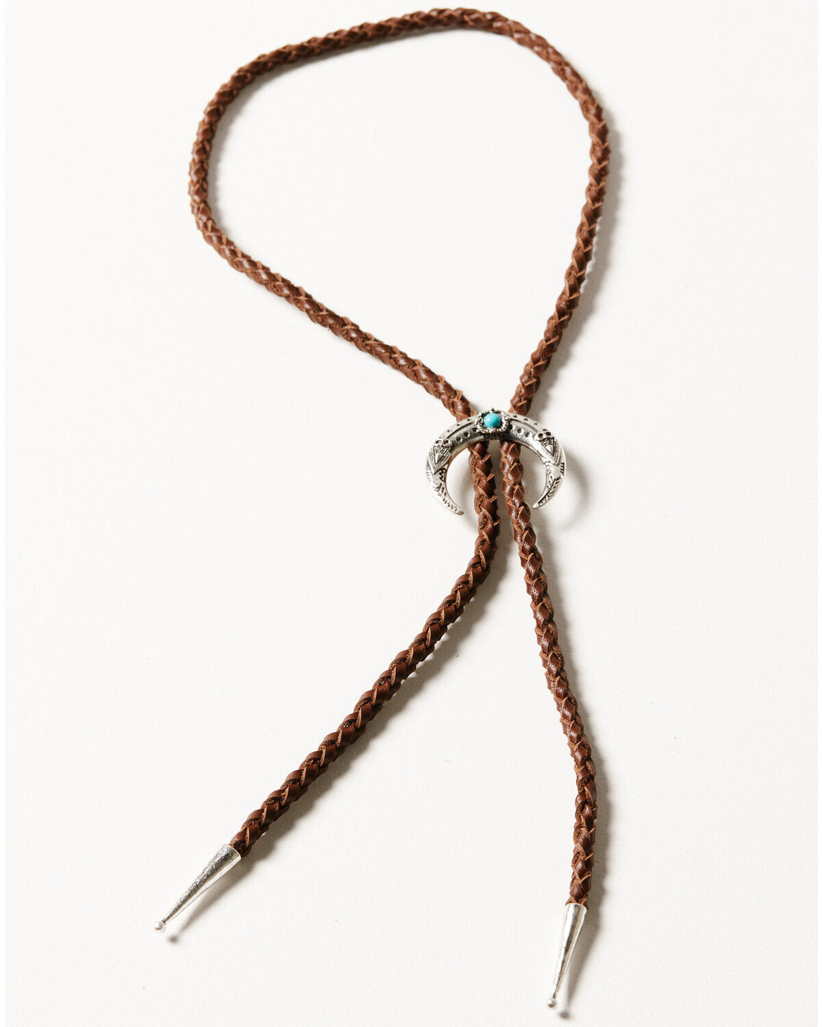 Image #1 - Idyllwind Women's Crestdale Braided Bolo Necklace, Brown, hi-res