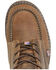 Image #5 - Carolina Men's 6" Domestic AMP USA Wedge Moc Work Boot - Steel Toe, Brown, hi-res
