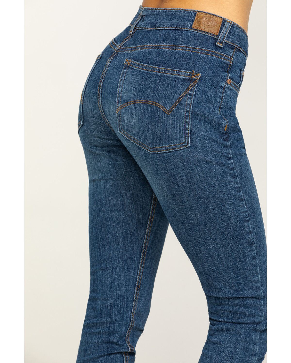 Image #4 - Dickies Women's Perfect Shape Denim Skinny Jeans, Indigo, hi-res