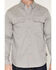 Image #3 - Hawx Men's FR Langdon Solid Long Sleeve Button-Down Work Shirt, Light Grey, hi-res