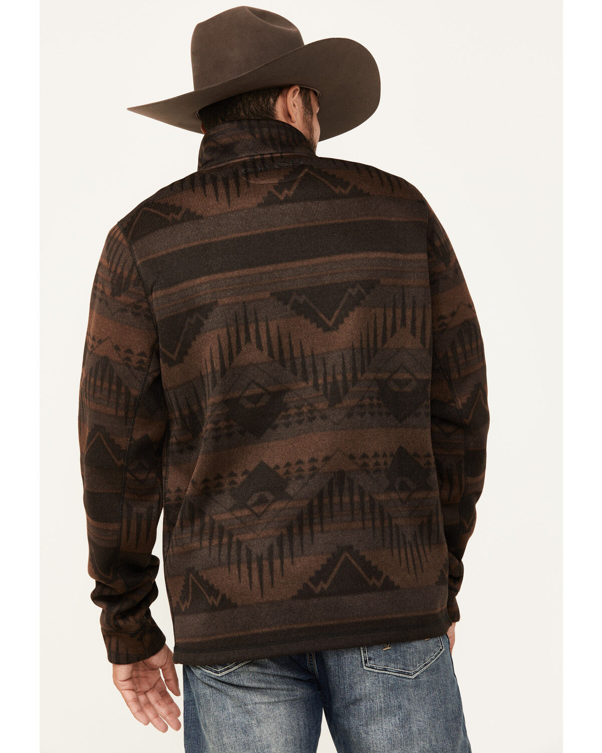 Image #4 - Cinch Men's Southwestern 1/2 Zip Pullover, , hi-res