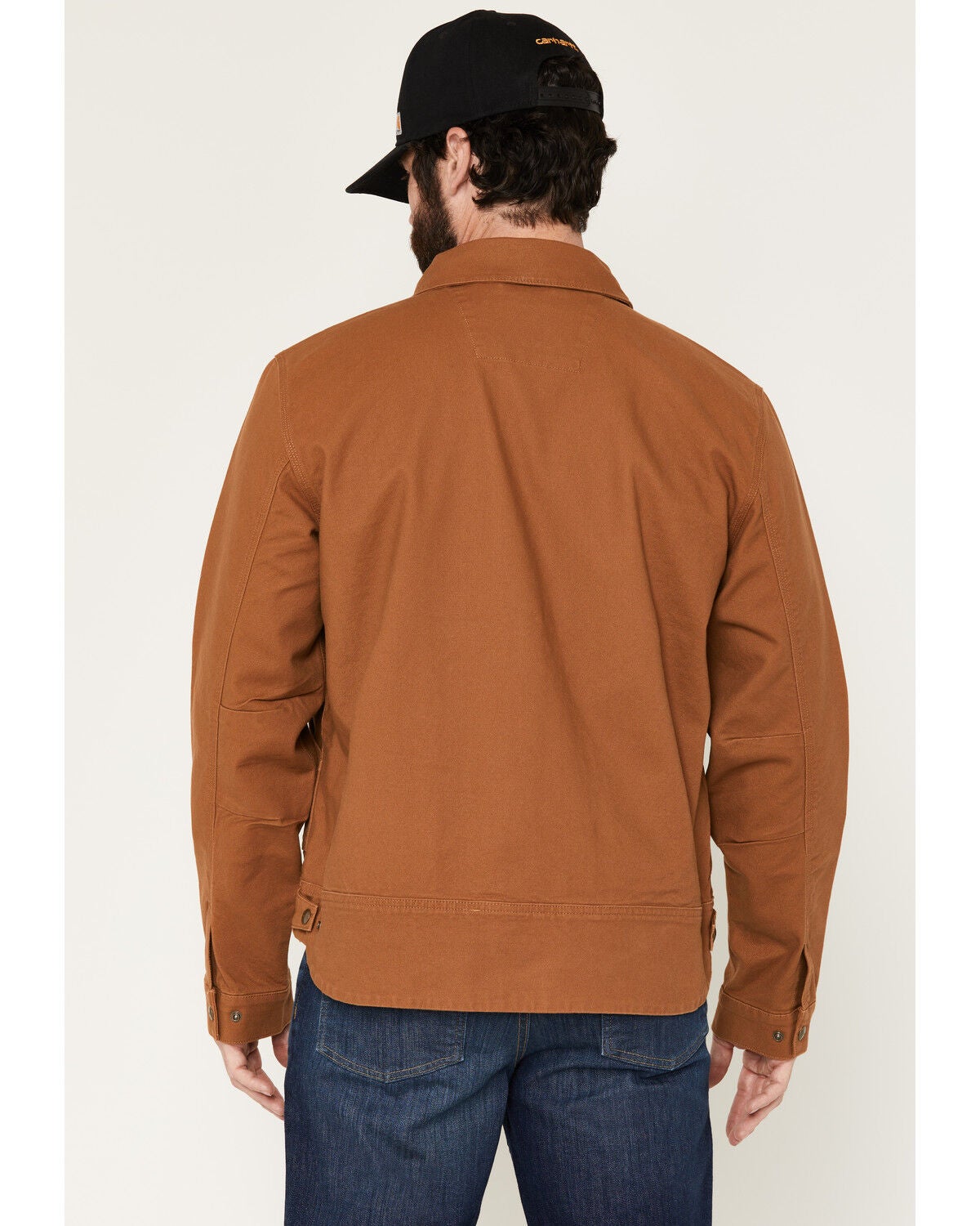 Image #4 - Carhartt Men's Rugged Flex Relaxed Fit Duck Shell Jacket, Brown, hi-res