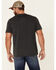 Image #4 - Flag & Anthem Men's Charcoal Burnout Howling Wolf Graphic Short Sleeve T-Shirt , Charcoal, hi-res