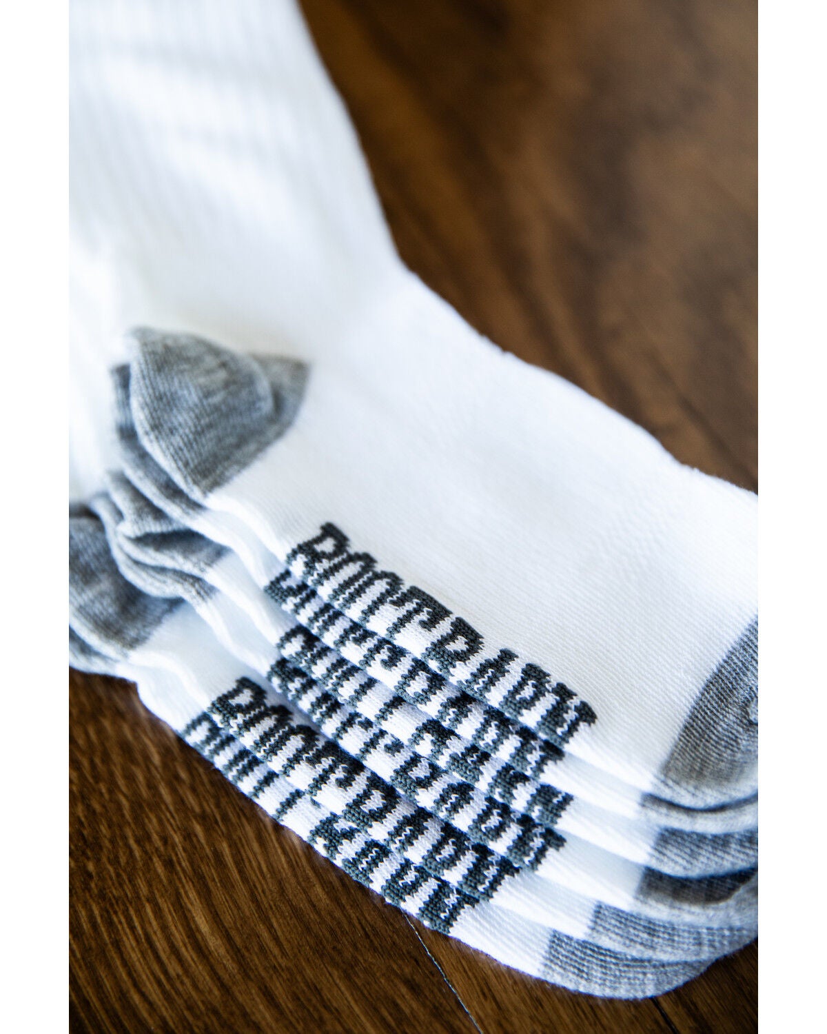 Image #2 - Boot Barn Kids' Basic Ultra Light Crew Socks - 3 Pack, White, hi-res