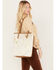 Image #1 - Shyanne Women's Gold Foil Hair-On Tote, Gold, hi-res