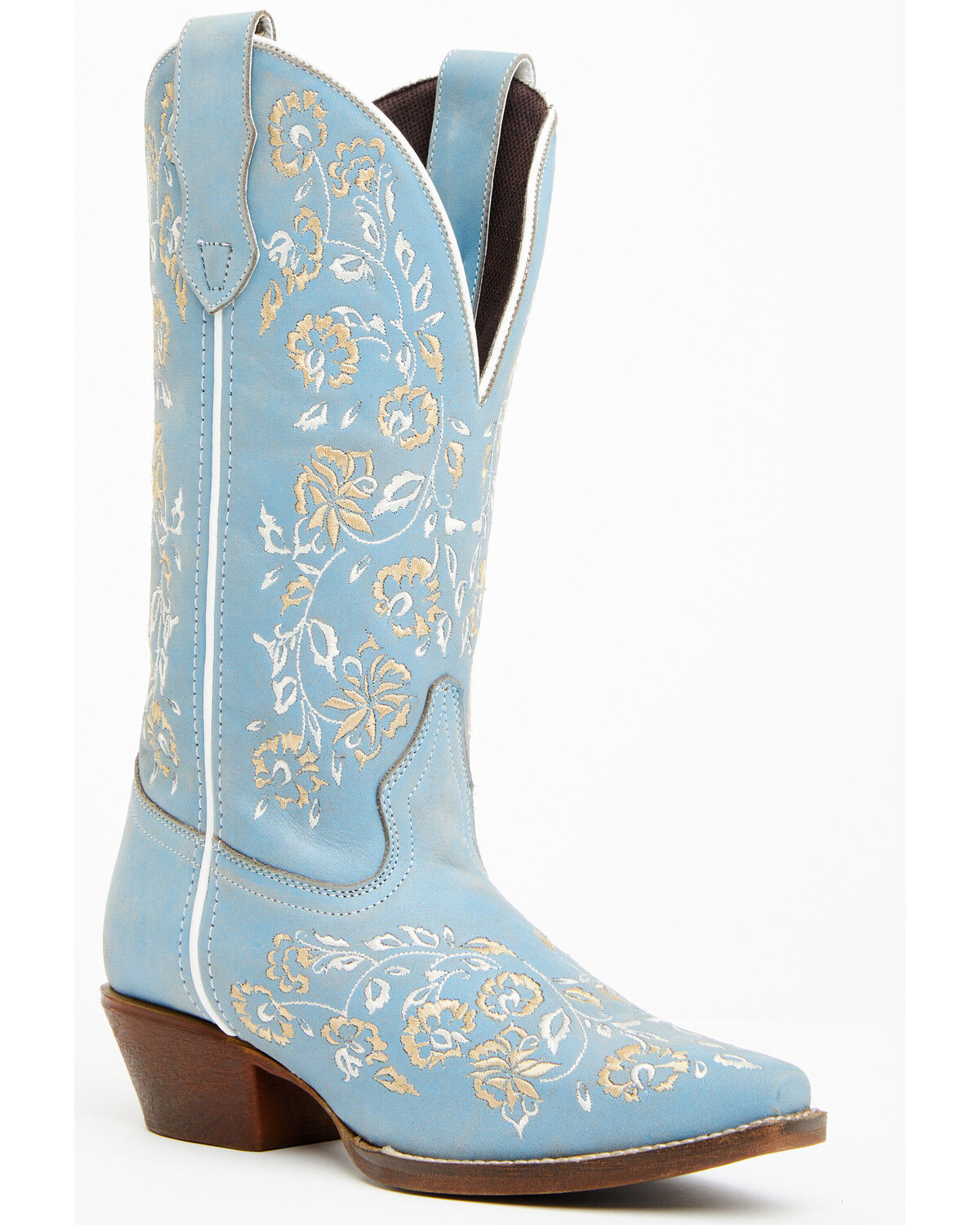 Image #1 - Laredo Women's Linley Western Boots - Snip Toe, Light Blue, hi-res