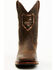 Image #4 - RANK 45® Men's Chief Western Performance Boots - Broad Square Toe, Brown, hi-res