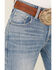 Image #4 - Ariat Women's Yara Light Wash Straight Stretch Denim Jeans, Light Wash, hi-res