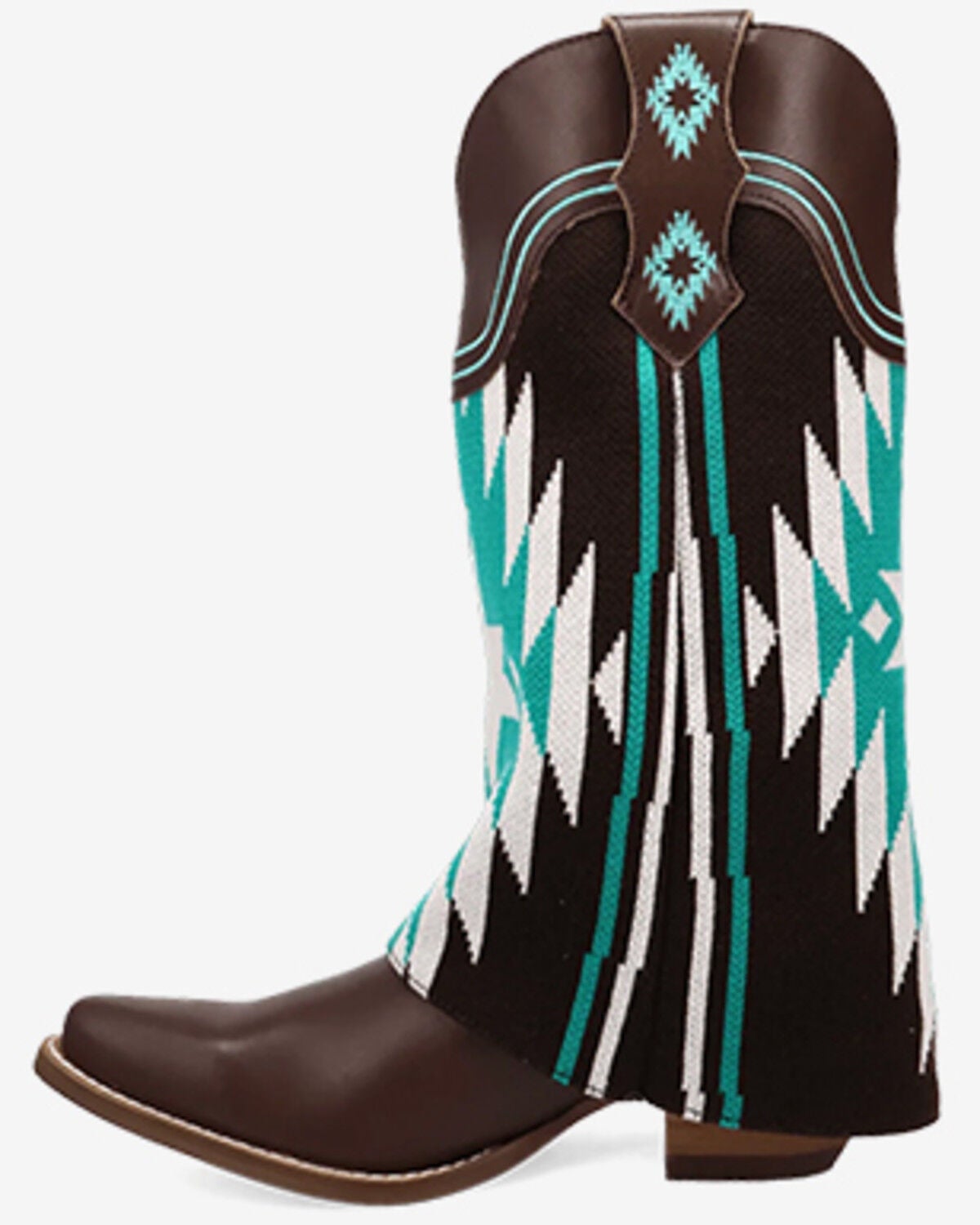 Image #3 - Dingo Women's Mystic Mesa Western Boots - Snip Toe, Brown, hi-res