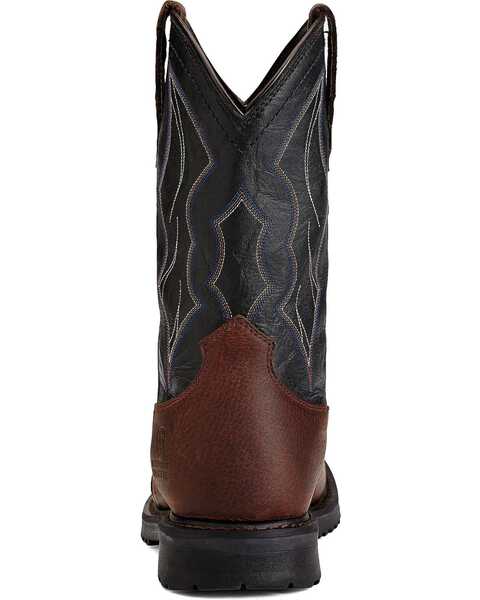 Image #5 - Ariat Men's RigTek Waterproof Work Boots - Composite Toe, Brown, hi-res