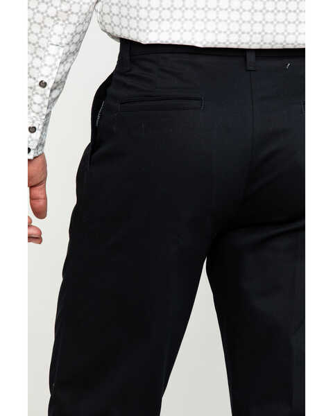 Wrangler Men's Black Casual Pleated Front Western Pants , Black, hi-res