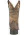 Image #5 - Smoky Mountain Boys' Gator Western Boots - Broad Square Toe, Black/brown, hi-res