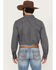 Image #4 - Cody James Men's San Juan Geo Print Long Sleeve Button-Down Stretch Western Shirt, Steel Blue, hi-res