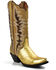 Image #1 - Dan Post Women's Eel Exotic Western Boot - Snip Toe, Gold, hi-res
