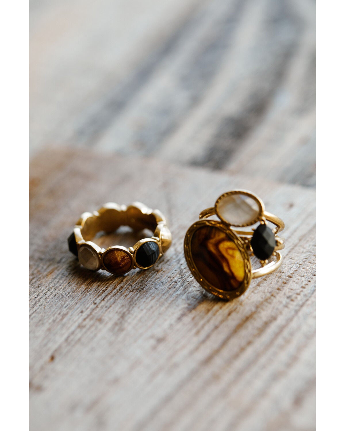 Lainey Wilson Women's Multi Ring Pack - 4 Piece, Gold