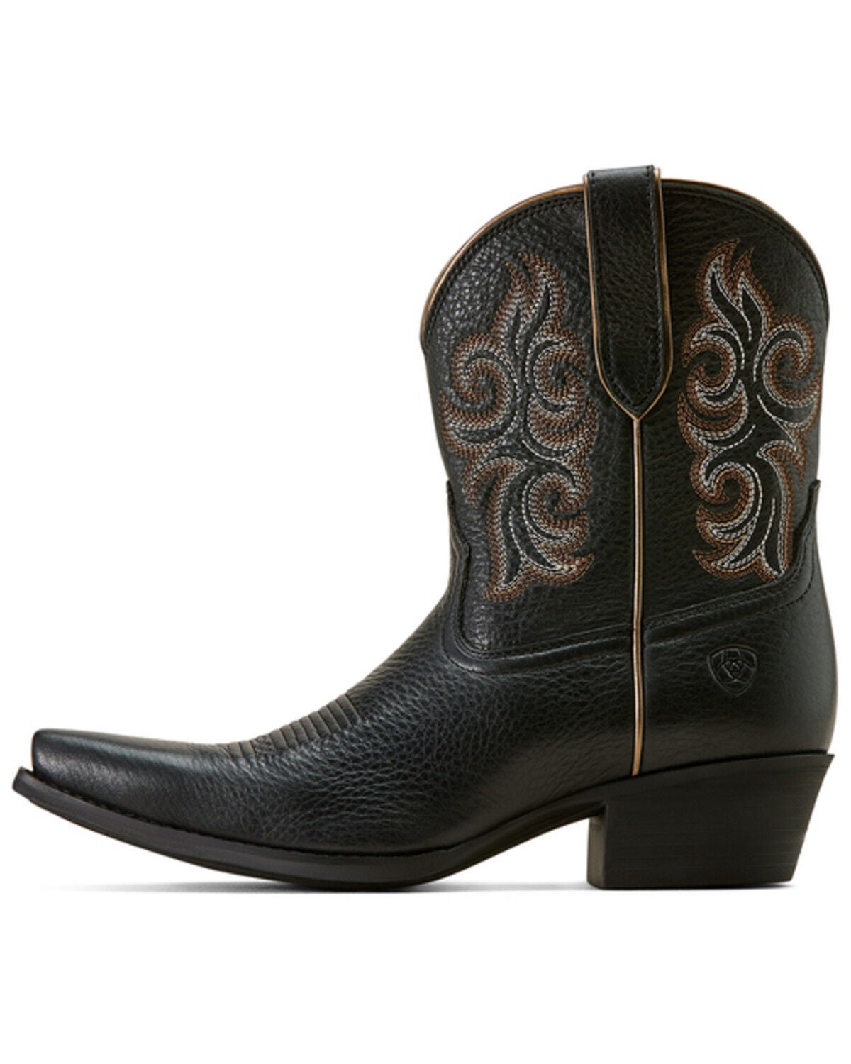 Image #2 - Ariat Women's Lacona Western Booties - Snip Toe, Black, hi-res