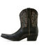 Image #2 - Ariat Women's Lacona Western Booties - Snip Toe, Black, hi-res
