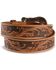 Tony Lama Men's Western Ride Leather Belt - Reg & Big, Tan, hi-res