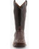 Ferrini Men's Exotic Caiman Western Boots - Broad Square Toe, Chocolate, hi-res