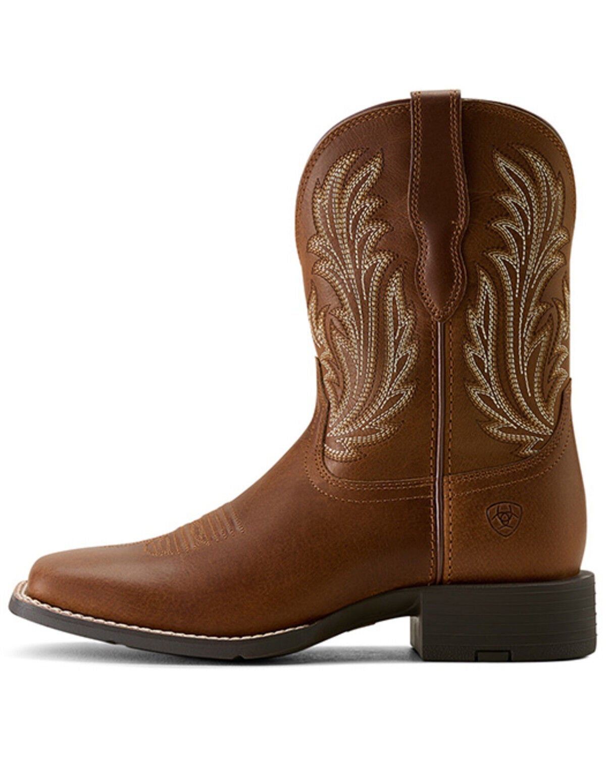 Image #2 - Ariat Women's Round Up Filly Performance Western Boots - Broad Square Toe, Brown, hi-res