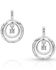 Montana Silversmiths Women's Haloed First Star Earrings, , hi-res