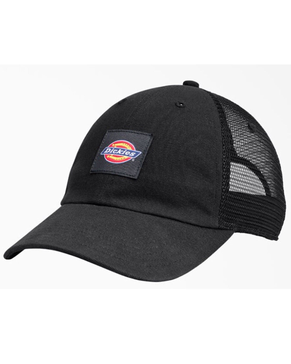 Dickies Men's Washed Canvas Ball Cap, Black, hi-res