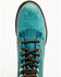 Image #6 - Justin Women's Mclean 7" Lace-Up Roper Boots - Round Toe, Turquoise, hi-res