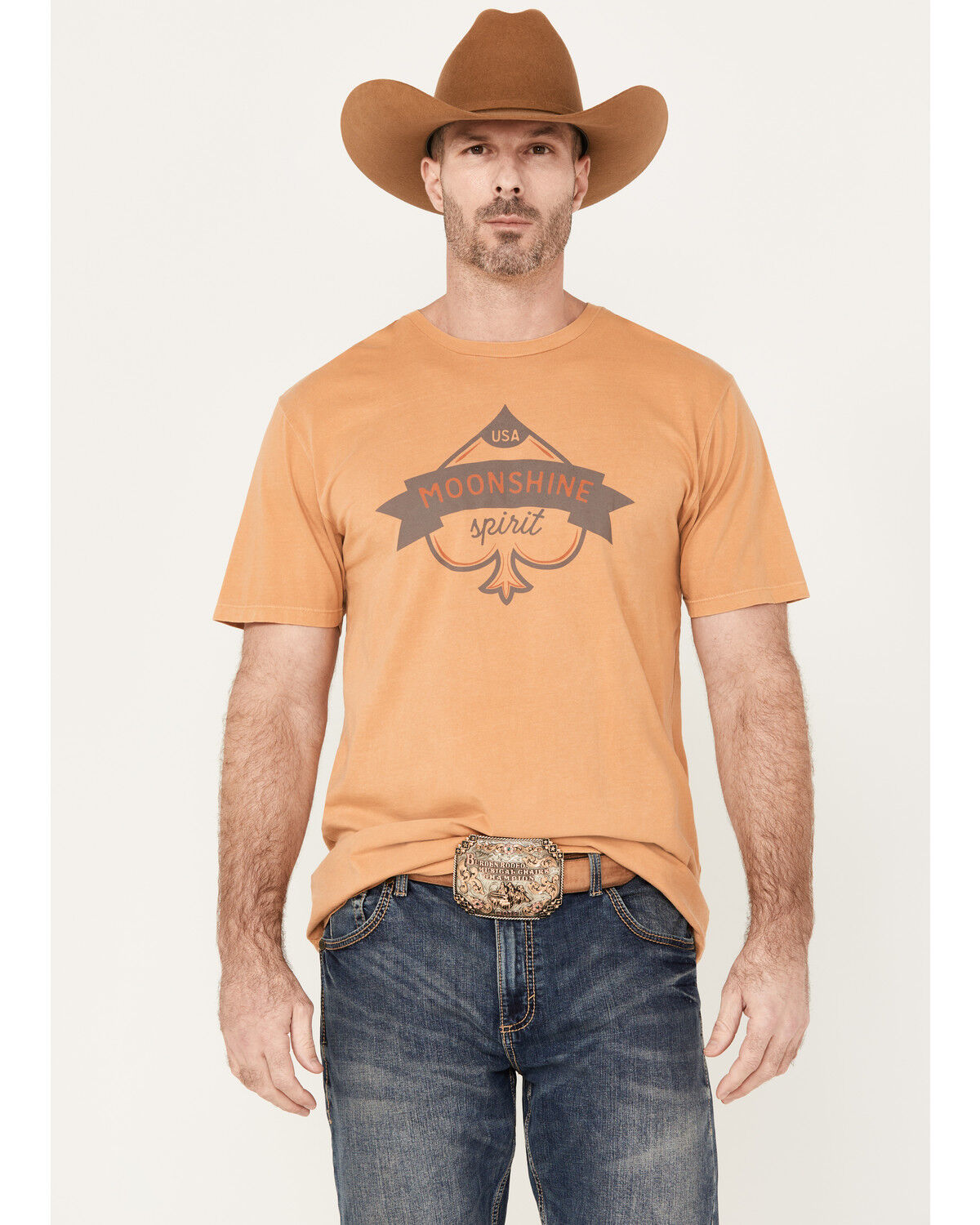 Image #2 - Moonshine Spirit Men's 1978 Short Sleeve Graphic T-Shirt, Mustard, hi-res