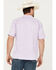 Image #4 - Ariat Men's AC Short Sleeve Polo Shirt, Lavender, hi-res