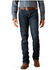 Image #2 - Ariat Men's M7 Quest Tucker Dark Wash Slim Straight Stretch Denim Jeans, Dark Wash, hi-res