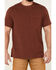 Image #3 - Brothers and Sons Men's Basic Short Sleeve Pocket T-Shirt , Red, hi-res