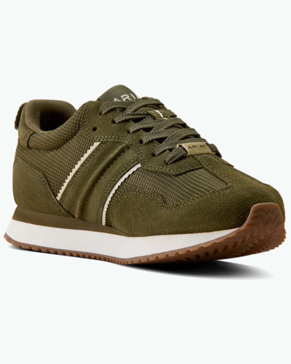 Ariat Women's Ranch Runner Waterproof Casual Shoes, Green, hi-res