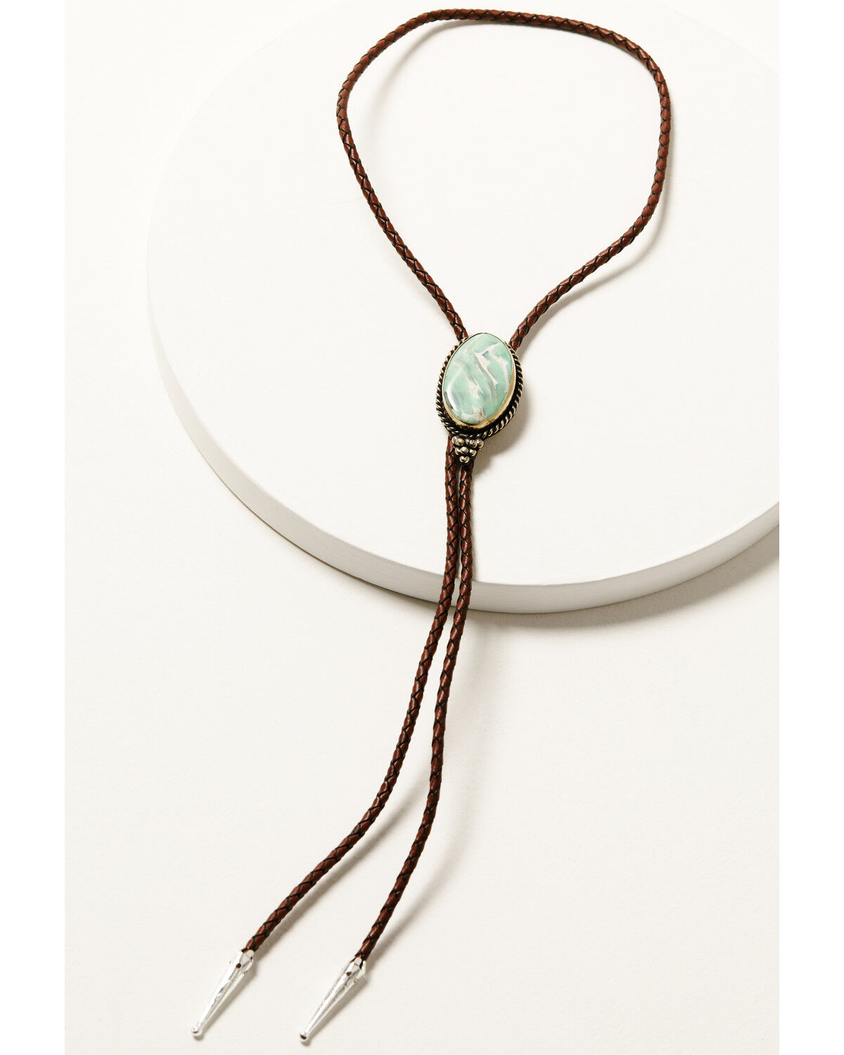 Image #1 - Paige Wallace Women's Fire Agate Bolo Tie, Turquoise, hi-res