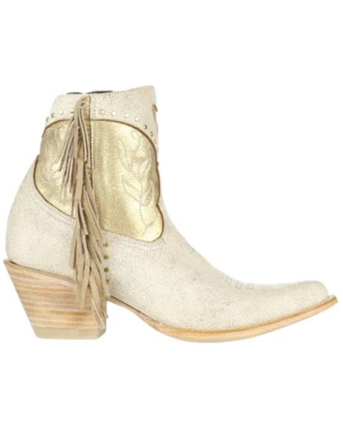 Image #2 - Yippie Ki Yay By Old Gringo Women's Leylani Western Fashion Booties - Snip Toe, Natural, hi-res