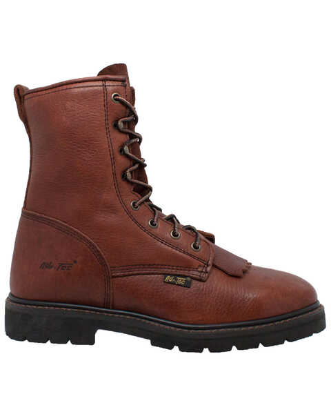 AdTec Men's 9" Kiltie Work Boots - Soft Toe, Chestnut, hi-res