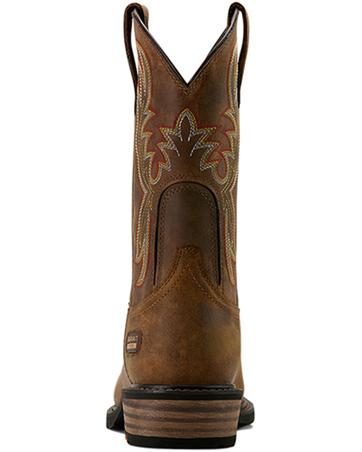 Image #3 - Ariat Men's Ironside Pull-On Work Boots - Steel Toe, Brown, hi-res