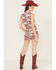 Image #3 - Rock & Roll Denim Women's High Rise Americana Print Stretch Denim Shorts, Red, hi-res
