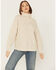 Image #1 - Cleo + Wolf Women's Oversized Turtleneck Sweater, Oatmeal, hi-res
