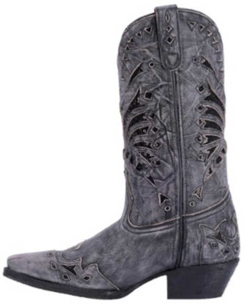 Image #3 - Laredo Women's Stevie Western Boots - Snip Toe, Black, hi-res