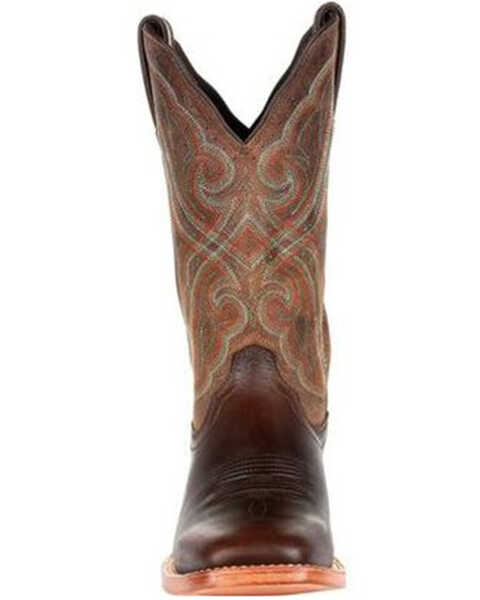Image #4 - Durango Women's Arena Pro Western Boots - Broad Square Toe , Brown, hi-res