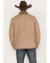 Image #4 - Wrangler Men's Quilted Flannel Lined Western Barn Coat, Tan, hi-res