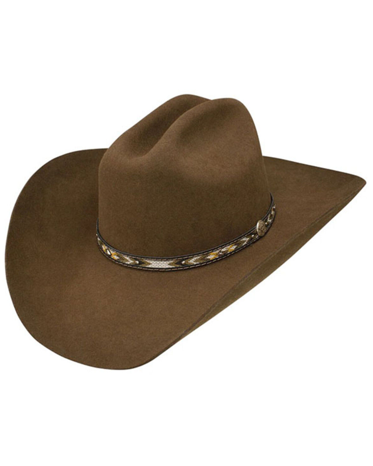 Image #1 - Stetson Whitmore 4X Buffalo Felt Cowboy Hat, Brown, hi-res