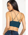 Free People Women's Adella Bralette, Turquoise, hi-res