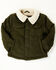 Image #1 - Urban Republic Toddler Boys' Sherpa Lined Corduroy Jacket, Black, hi-res