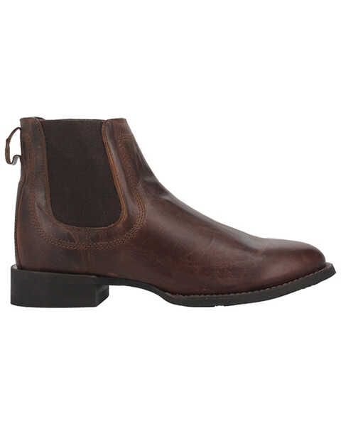 Laredo Men's Theo Western Chelsea Boots - Round Toe, Distressed Brown, hi-res