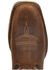 Durango Men's Rebel Chocolate Western Boots - Square Toe, Chestnut, hi-res