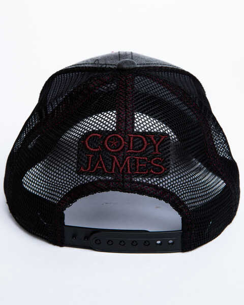 Image #5 - Cody James Men's Americana Patch Ball Cap, Grey, hi-res