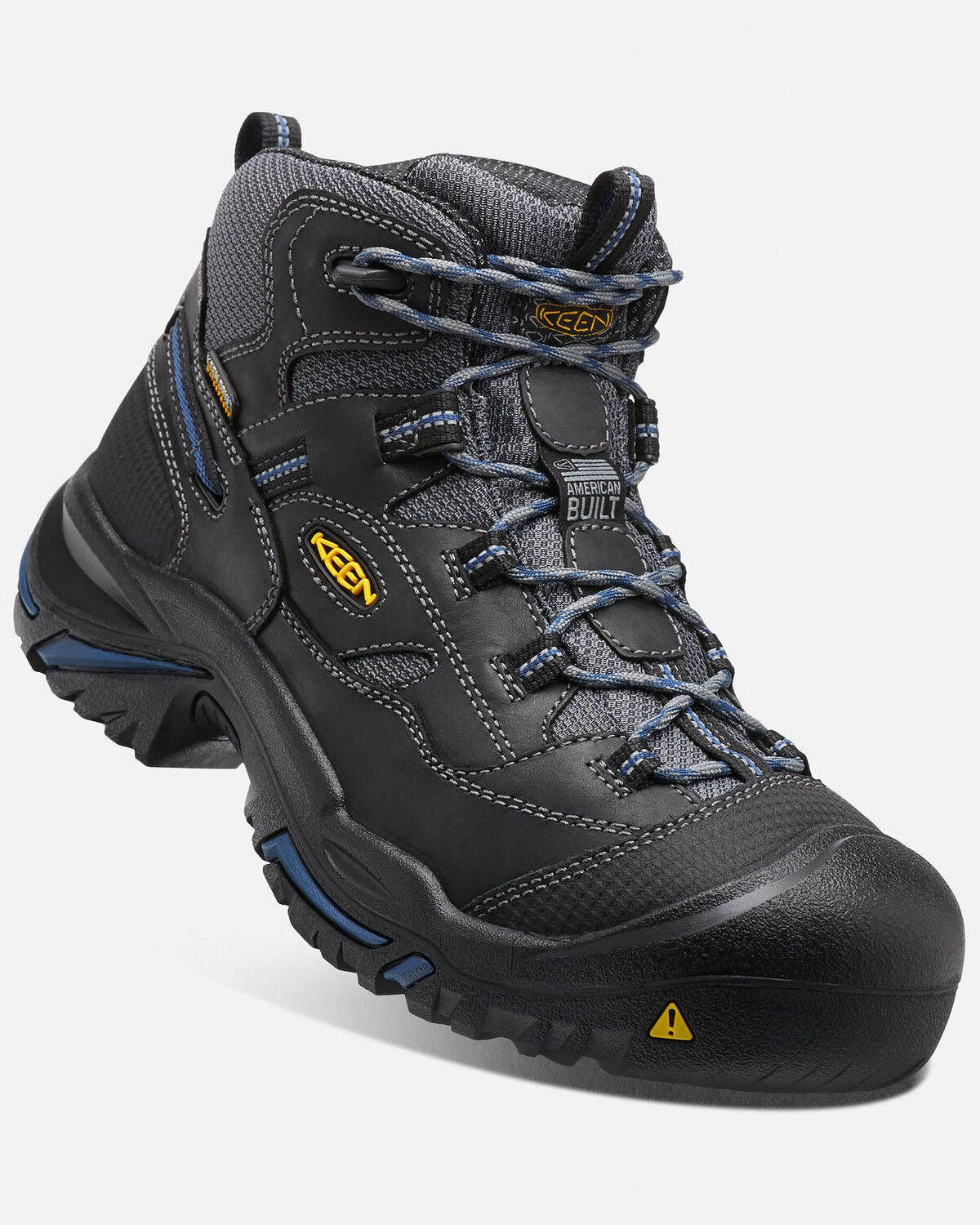 Keen Men's Braddock Waterproof Work Boots - Soft Toe, Black, hi-res