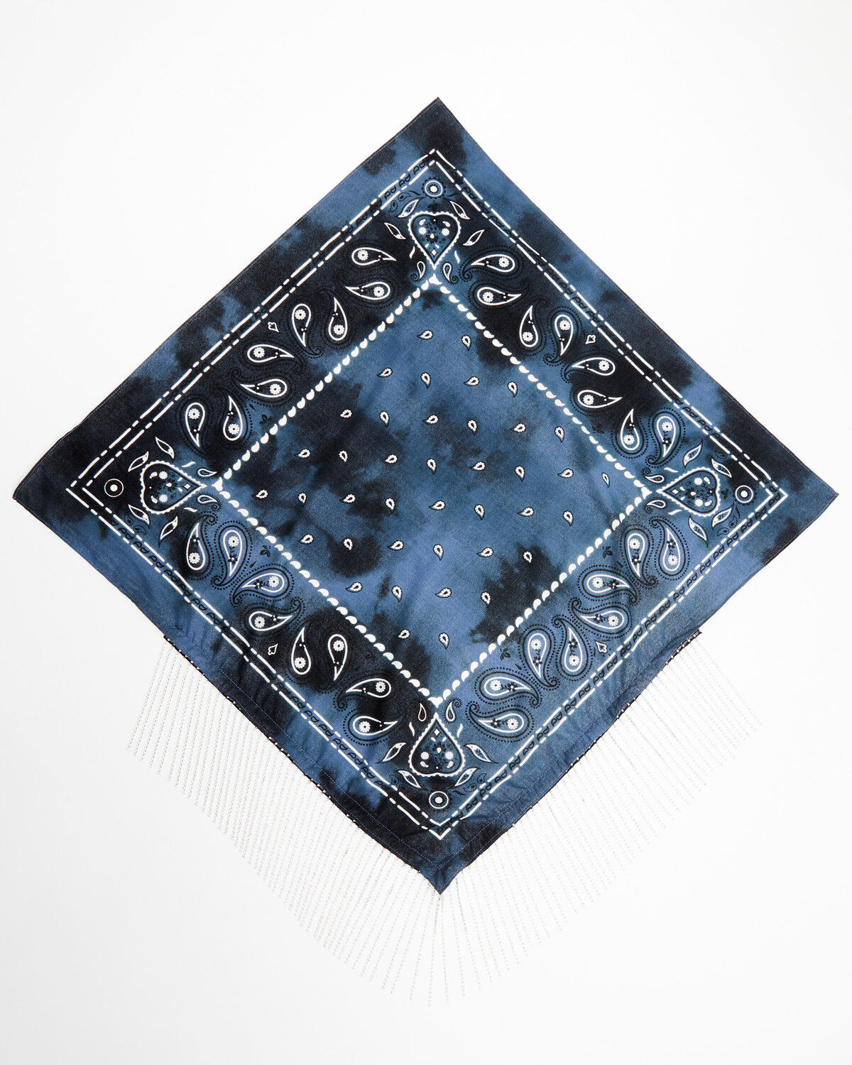 Image #3 - Idyllwind Women's Bluebell Fringe Bandana Necklace, Navy, hi-res