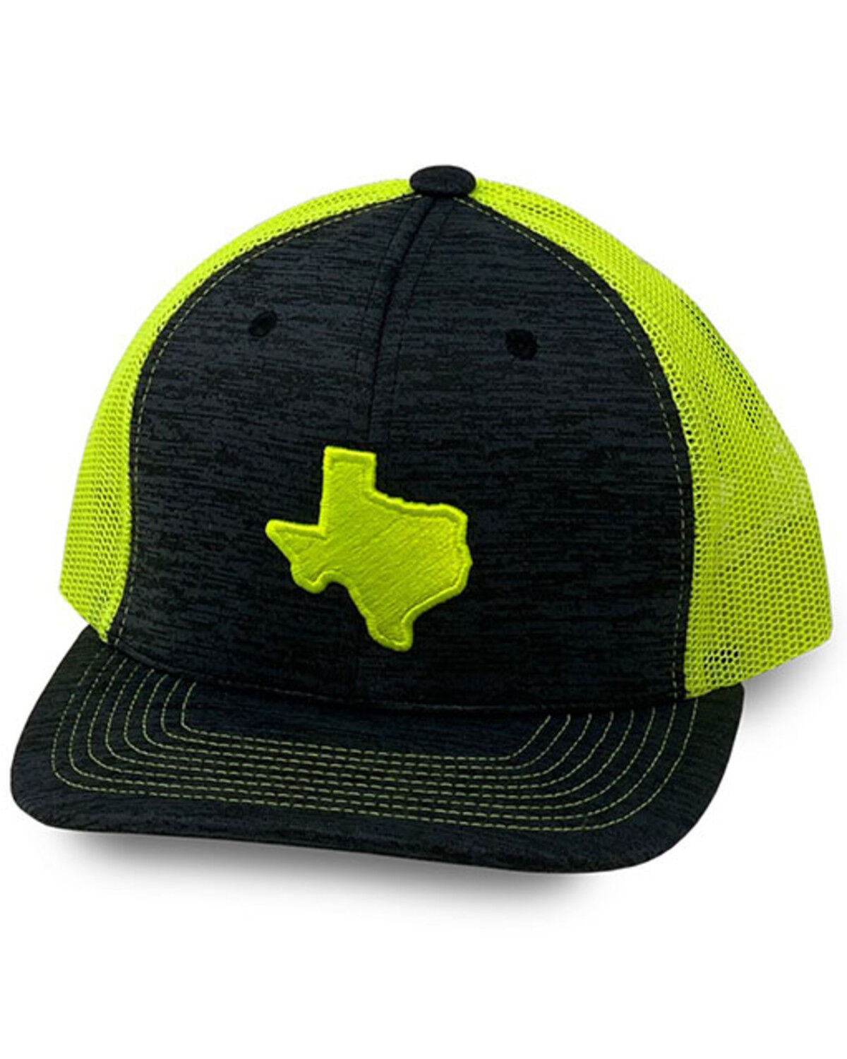 Image #1 - Oil Field Hats Men's Texas Patch Mesh-Back Ball Cap, Charcoal, hi-res